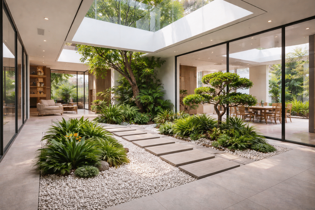 jardines interiores modernos